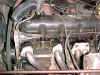 Oil leak, note the oil above the intake and exhaust ports.